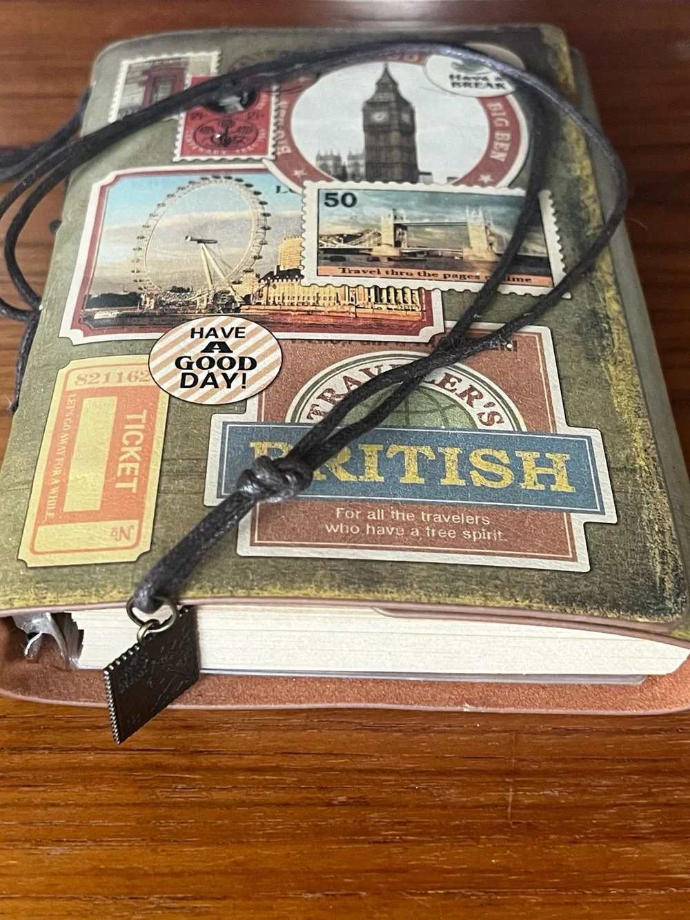 British Traveler Leather Unlined Journal/Sketchbook